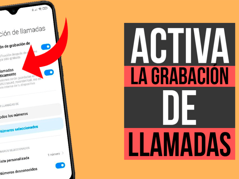 Grabar llamadas telefónicas automáticamente desde Android