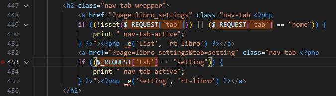 ubica la variable $_REQUEST['tab'] en la ruta /public_html/wp-content/libro-de-reclamaciones-y-quejas/libro_admin.php on line 453